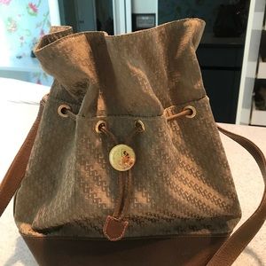 GUCCI VINTAGE BUCKET PURSE AND MAKE UP BAG SET